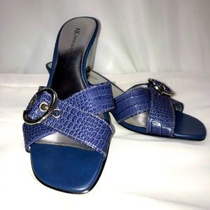 Anne Klein Navy Dress Sandals